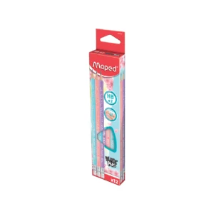 Lapiz Negro Maped Pastel X 12